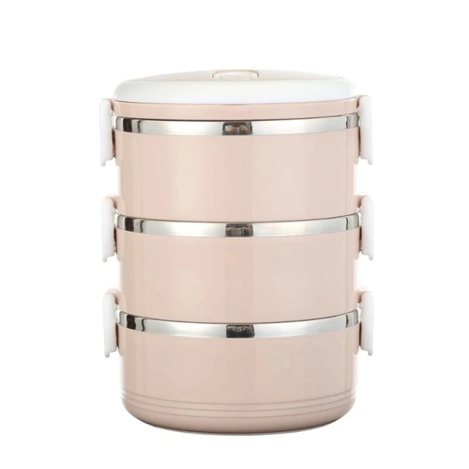 3 Layers Stackable Stainless Steel Lunch Box Leak-Proof