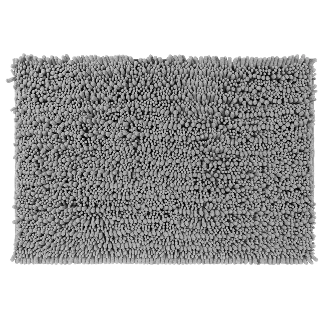 Chenille Bathroom Rugs Non-Slip Bath Mat, Plain Washable Soft Shower Mat, for Bathroom Floor