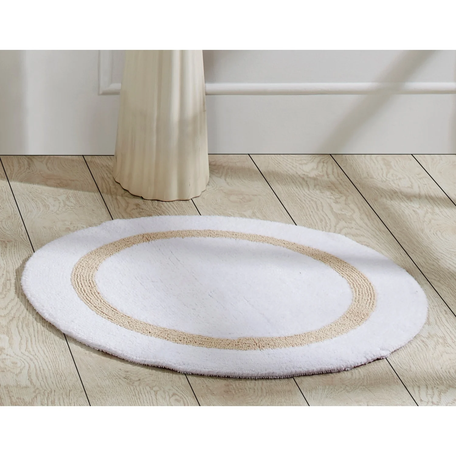 Better Trends Bath Rugs 100% Cotton Tufted Super Absorbent Reversible Bathroom Rug Set for Shower, Sink Mats Hotel Collection