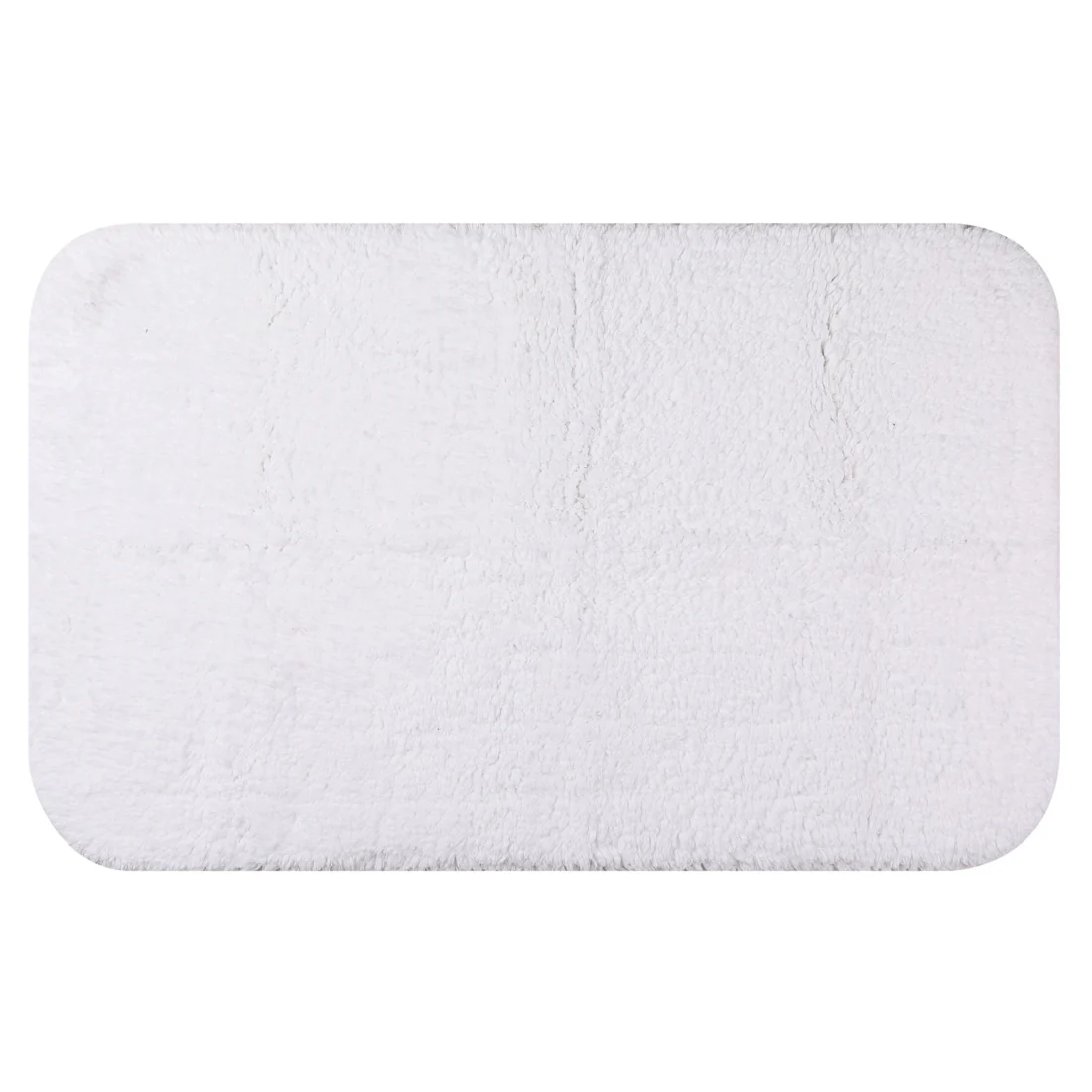 100% Cotton Mat Rug, Plush Water Absorbent Luxury Rectangular for Bathroom Vanity, Bathtub/Shower, Hotel