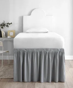 Bed Skirt Twin XL (3 Panel Set) - Alloy