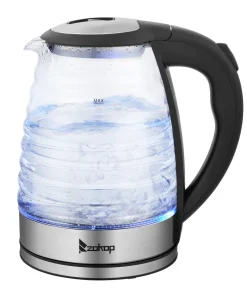 1.8L 110V 1100W Electric Kettle High Quality Glass Blue Light