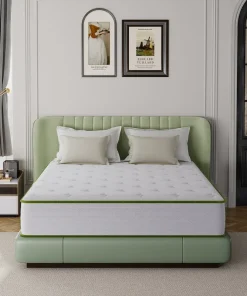 10'' Plush Comfort Level Cooling Memory Foam Hybrid Mattresses in a box