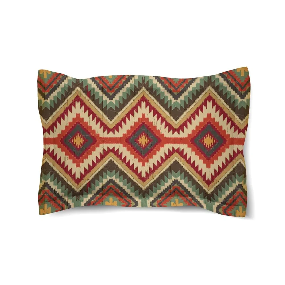 Laural Home Southwestern Pattern Comforter Pillow Sham