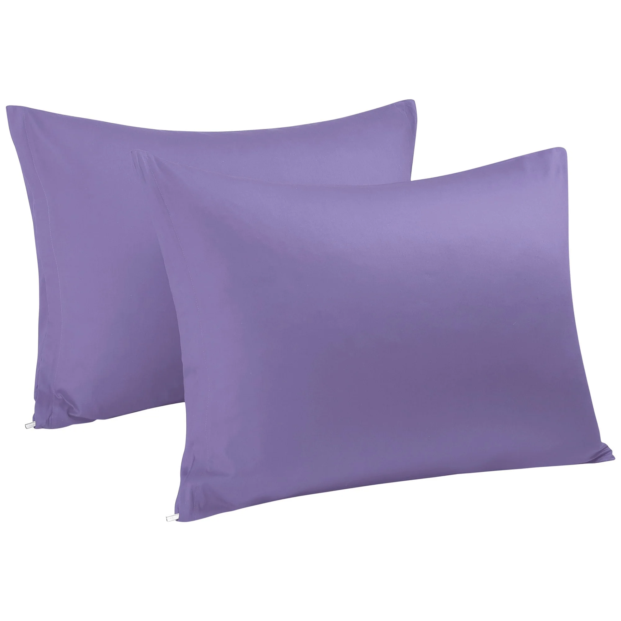 2 Pack Egyptian Cotton Pillowcases with Zipper Clourse