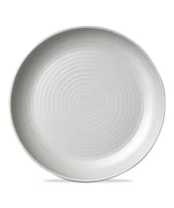 Light Gray Brooklyn Melamine Plastic Dinning Salad Plate Dishwasher Safe Indoor/Outdoor 9x9 inch Salad Plate