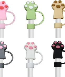 8Pcs Silicone Straw Covers Cap Toppers Compatible For Stanley Tumbler