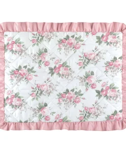 Lovely Rose Triple Ruffle Border Pillow Sham