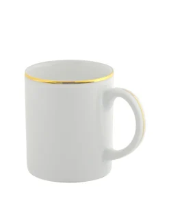 10 Strawberry Street Gold Line C-Handle Mug Set of 6