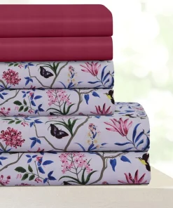 Jane Beverly Hills 400 Thread Count Egyptian Quality Cotton Sheets Set with BONUS Pillowcases