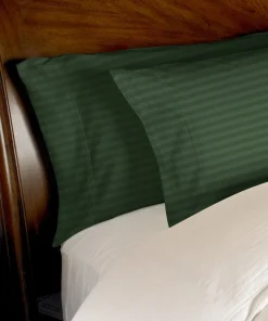 Kotter Home 400 Thread Count Striped Cotton Pillowcase Set