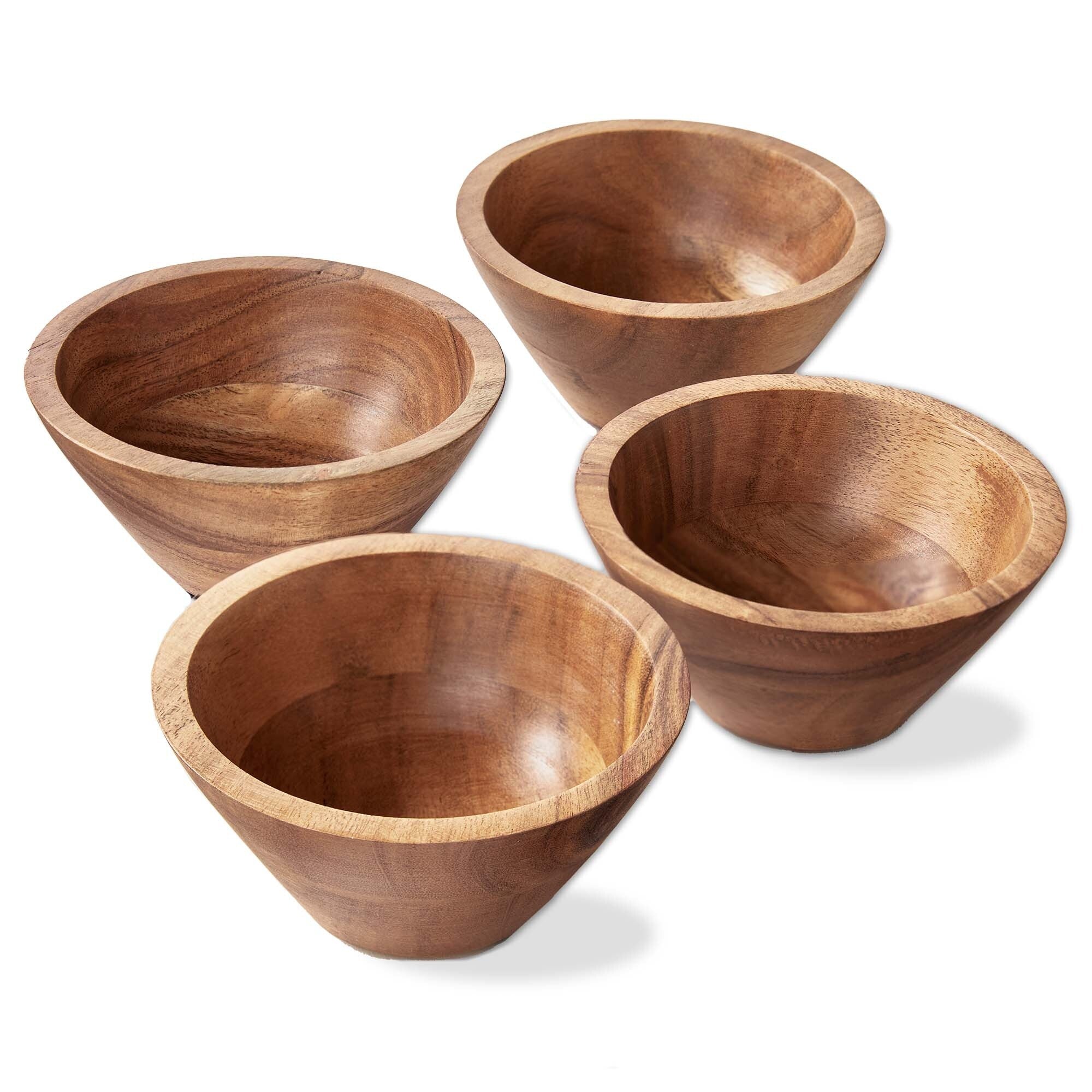 Acacia Bowl, Set of 4 - Natural