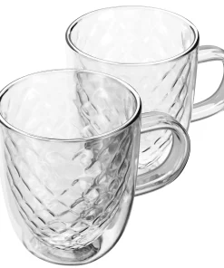 Elle Decor Set of 2 Insulated Coffee Mugs