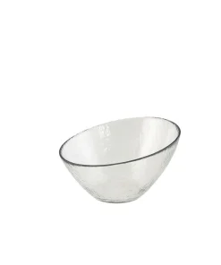 10 Strawberry Street Hammered Glass 7.25-inch Angled Bowl (Set of 6)