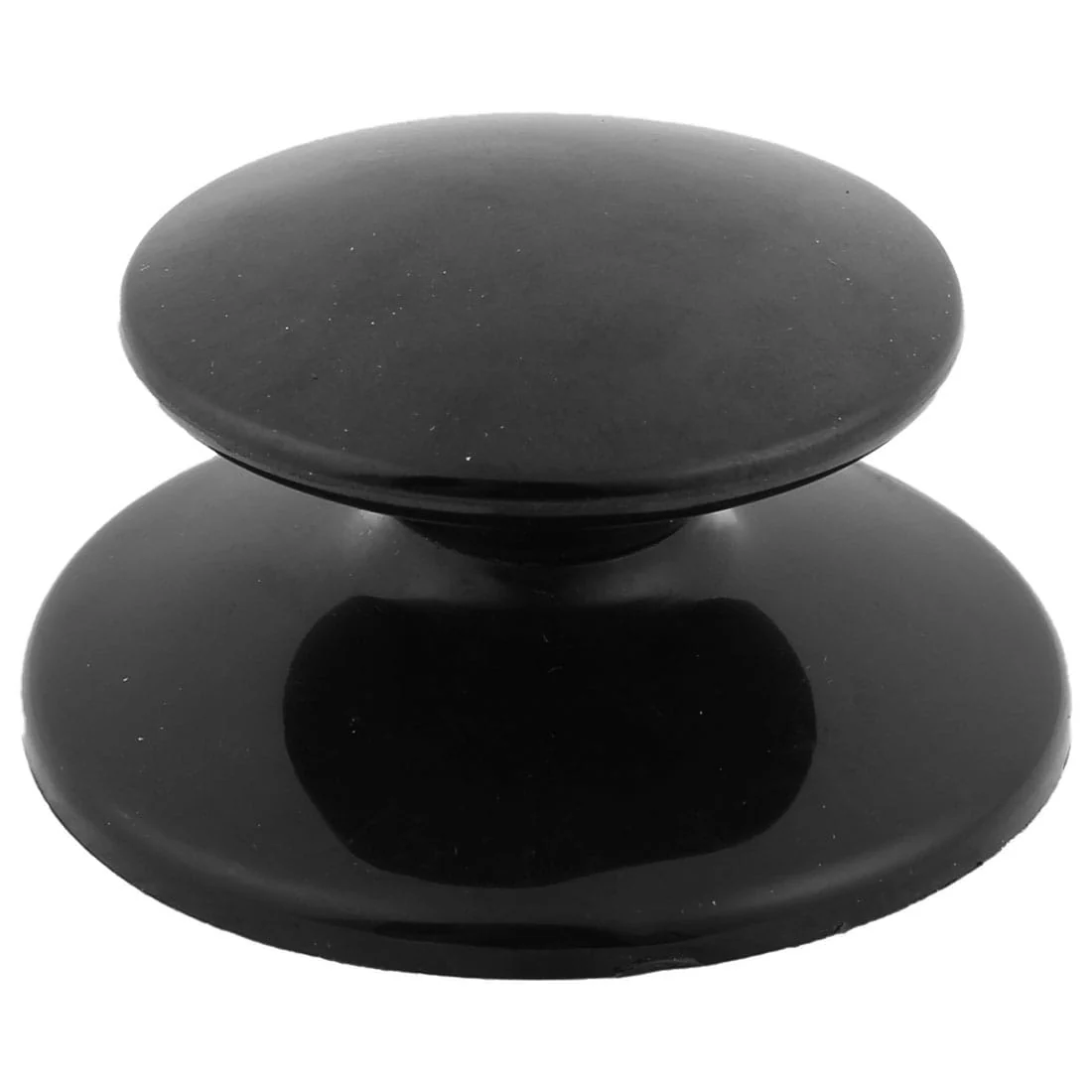 Home Kitchen Plastic Cookware Pan Handgrip Replacement Cover Pot Lid Knob Black - 5.5 x 2.9cm/2.2" x 1.1"