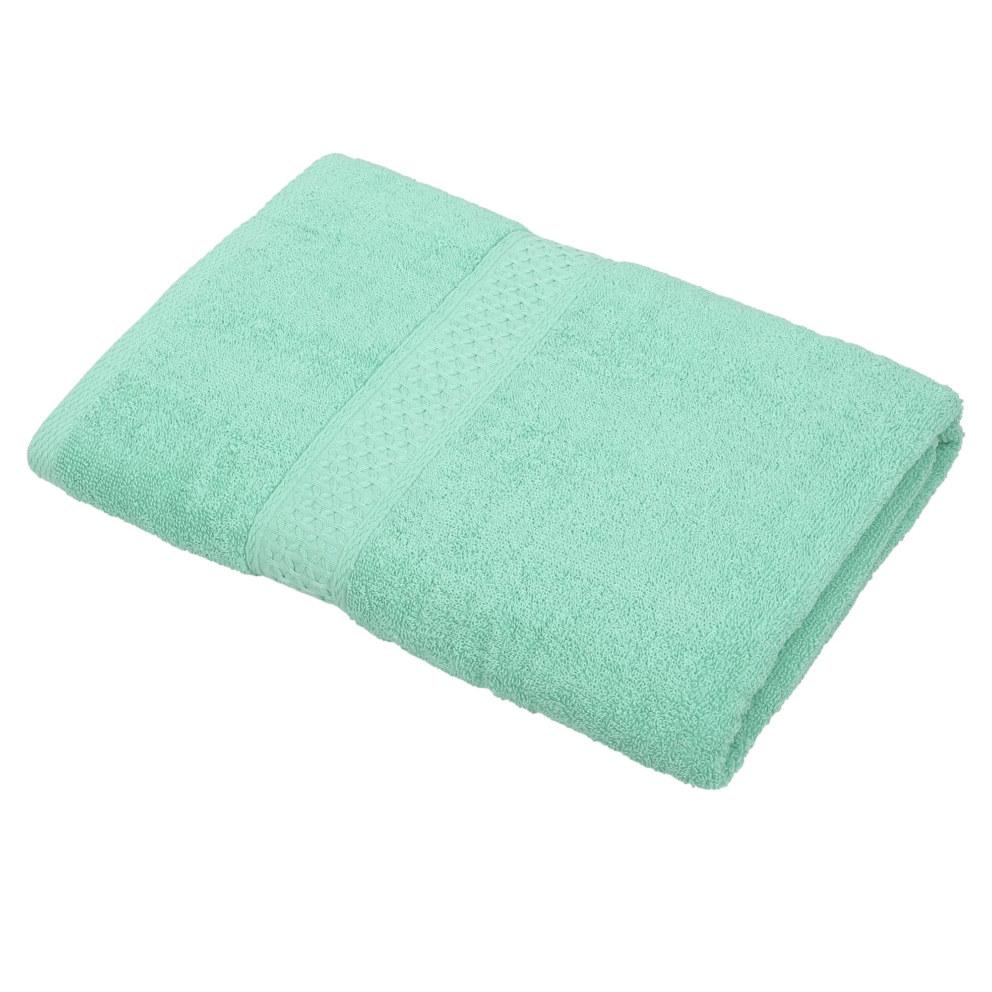 1 Pcs Cotton Bath Towel, Plain Soft Absorbent Cotton Bath Towel, Classic Design, 27.56" x 55.12"