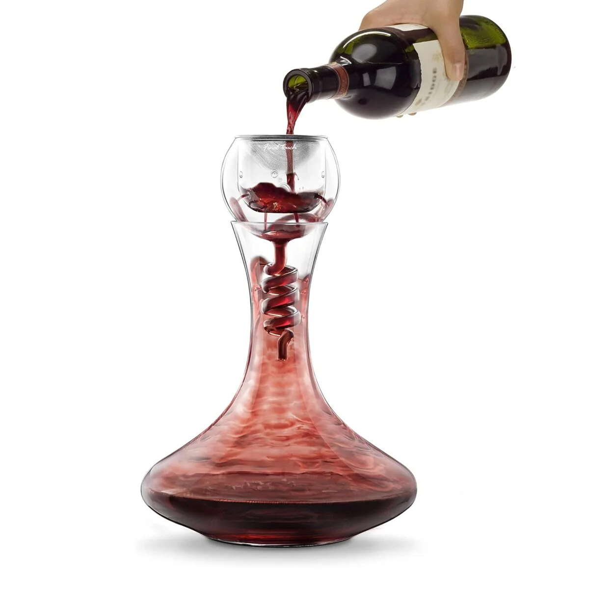 Final Touch Twister Glass Aerator and Decanter Set - 25.4 oz