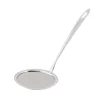 Household Kitchenware Metal Oil Grease Mesh Strainer Spoon Ladle Colander Sieve - Silver Tone