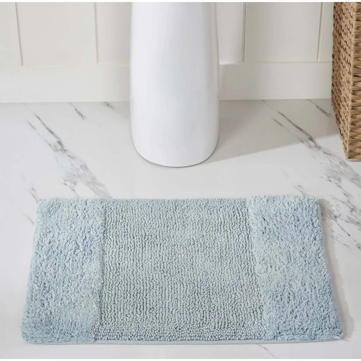 Better Trends Bath Rug 100% Cotton Water Absorbent Tufted Bathroom Rug Set for Shower, Sink Mats Machine Wash Granada Collection