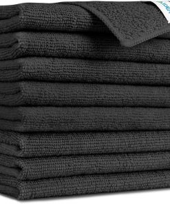 AIDEA Microfiber Cleaning Cloths-8PK, Soft Absorbent Microfiber Cloth, Lint-Free Streak-Free Cleaning Towels for Cars, House, Kitchen, Window(12in.x16in.)—8PK
