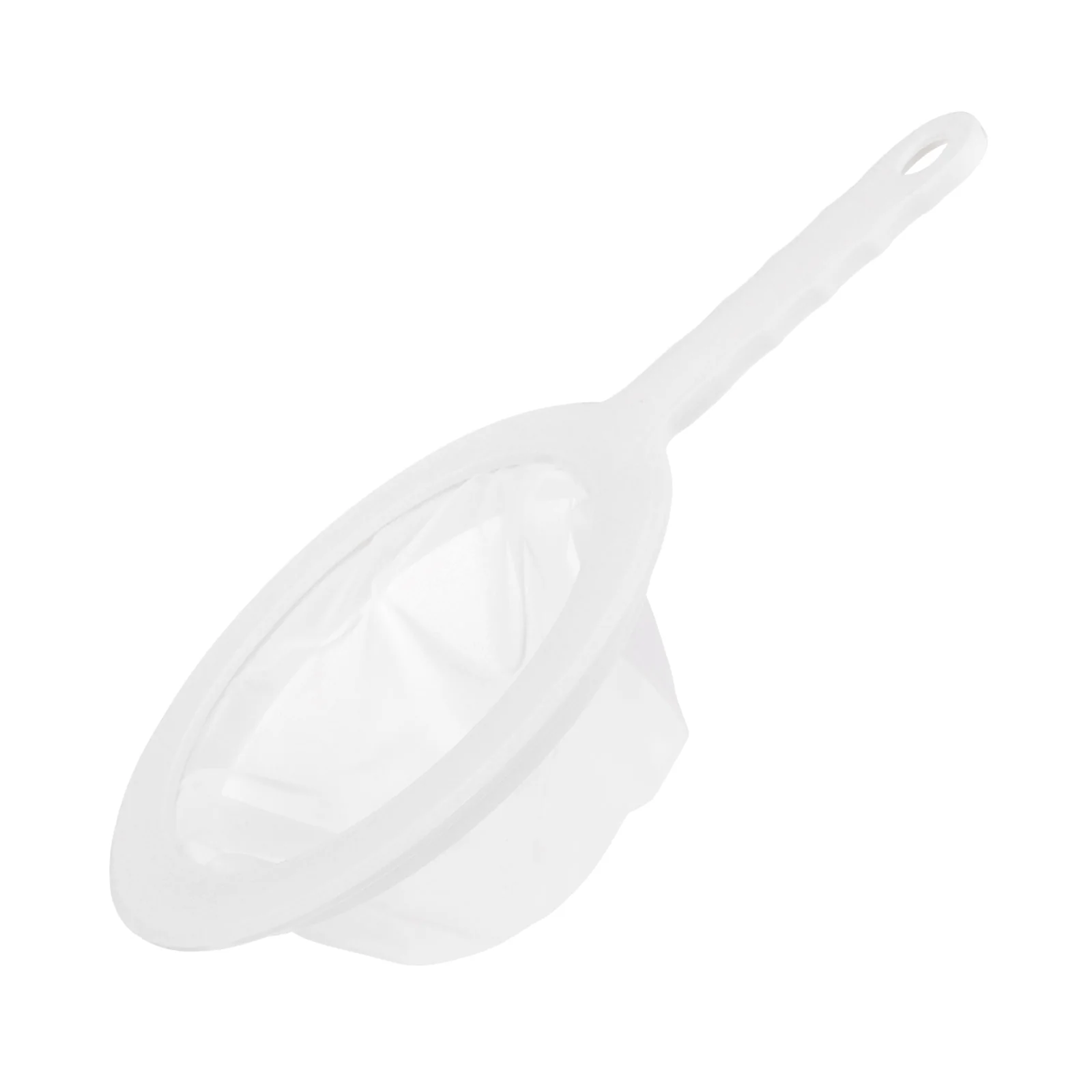 1Pcs 100 Mesh Food Filter Strainer, Nylon Sieve Fine Mesh Filter Spoon for Wine - White