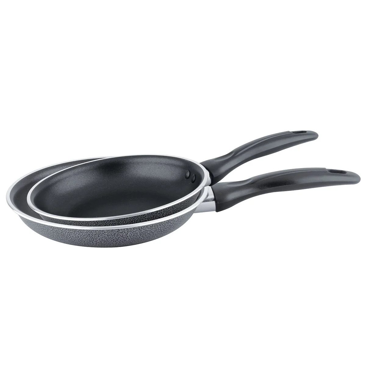 Brentwood Cookware 2-Piece Set (No Lid) (22/28)-Black