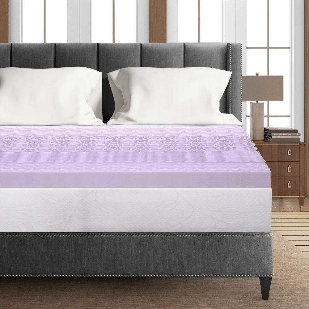 3 Inch 5-Zone Topper with Lavender Infused - Crown Comfort