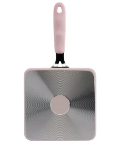 Denmark 5PC Aluminum Non-Stick Complete Mini Cookware Set with Silicone Handles - Pink