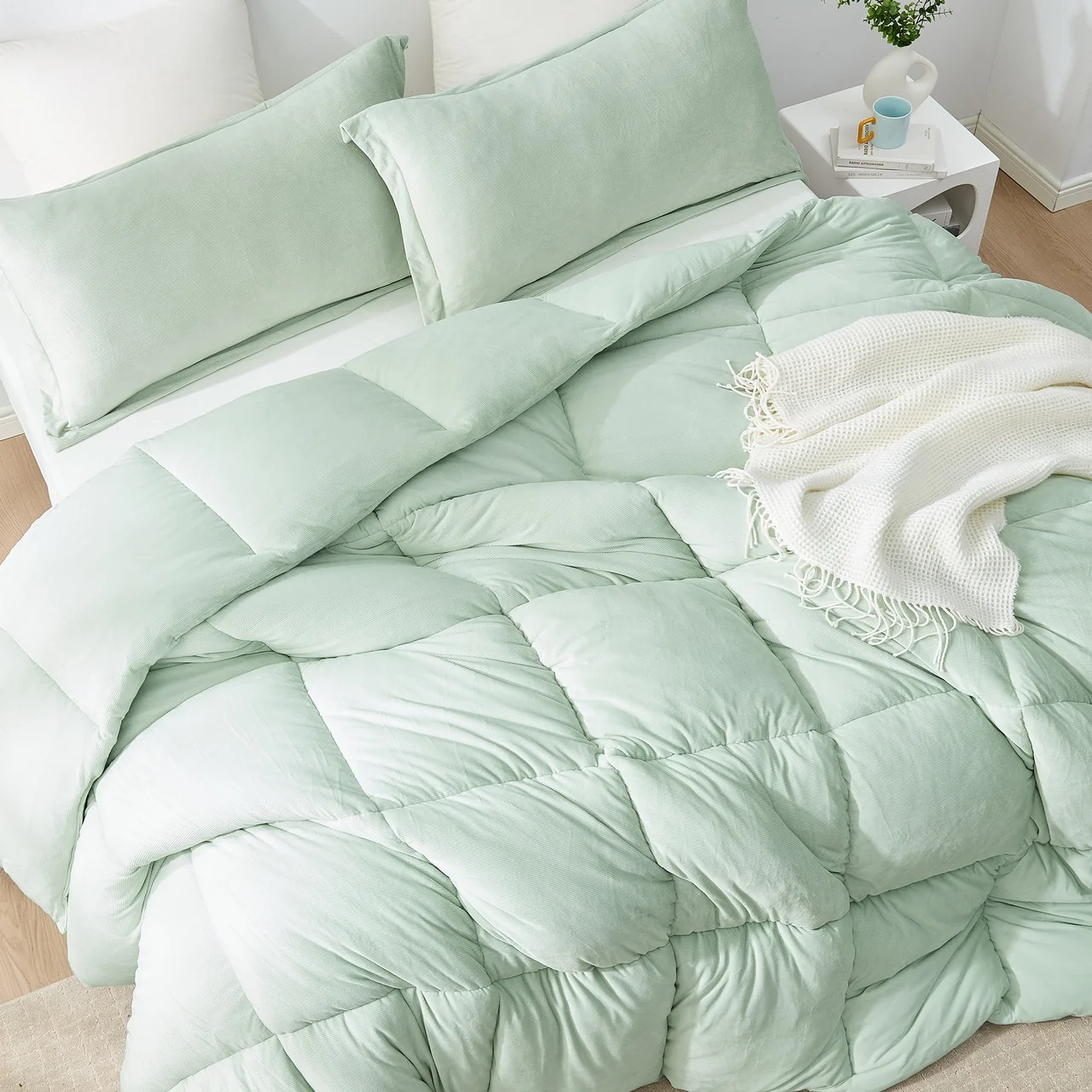 Fatter than Fat® - Coma Inducer® Oversized Comforter Set - Ice Flow