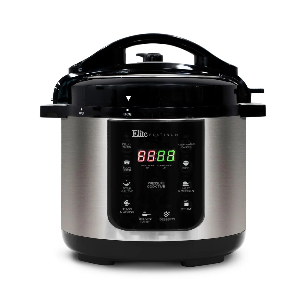 Elite Platinum EPC-414 4-Quart 9-Function Digital Pressure Cooker