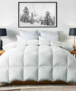Highland Feather Winter Cozy Series European Extra Warm Premium White Down Comforter