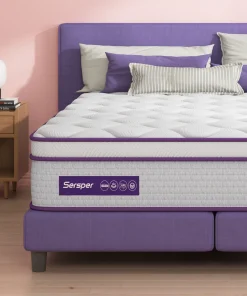 10 Inch Memory Foam Hybrid Mattress,Euro Top Mattress in a Box,Twin Full Queen Mattress