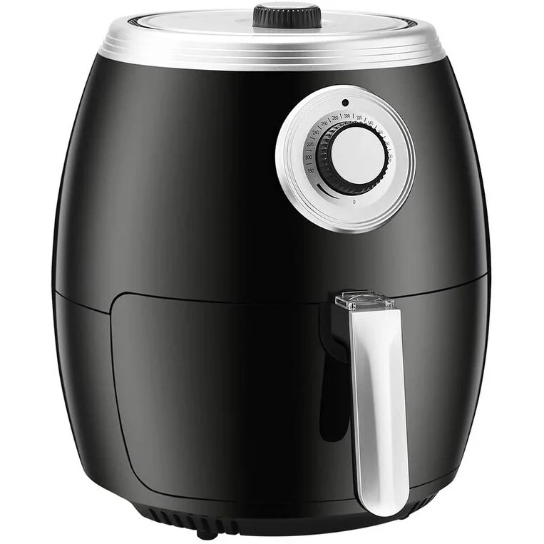 6 Quart Air Fryer Electric Fast Hot Air Fryer - 6.0QT+7Presets+Knob Control