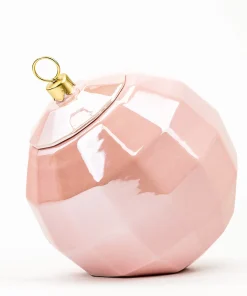 10 Strawberry Street Disco Christmas Cookie Jar, Pink - Large