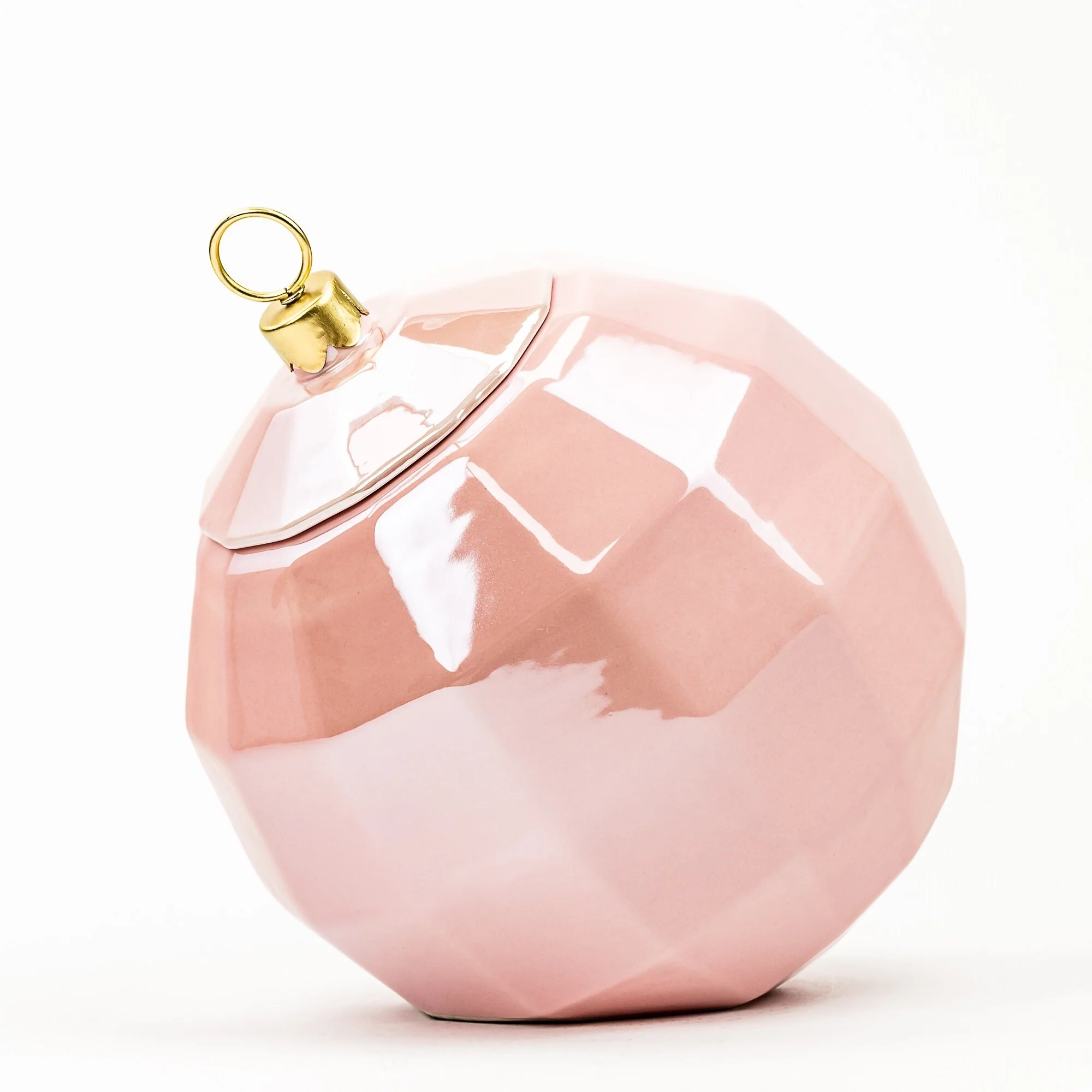 10 Strawberry Street Disco Christmas Cookie Jar, Pink - Large