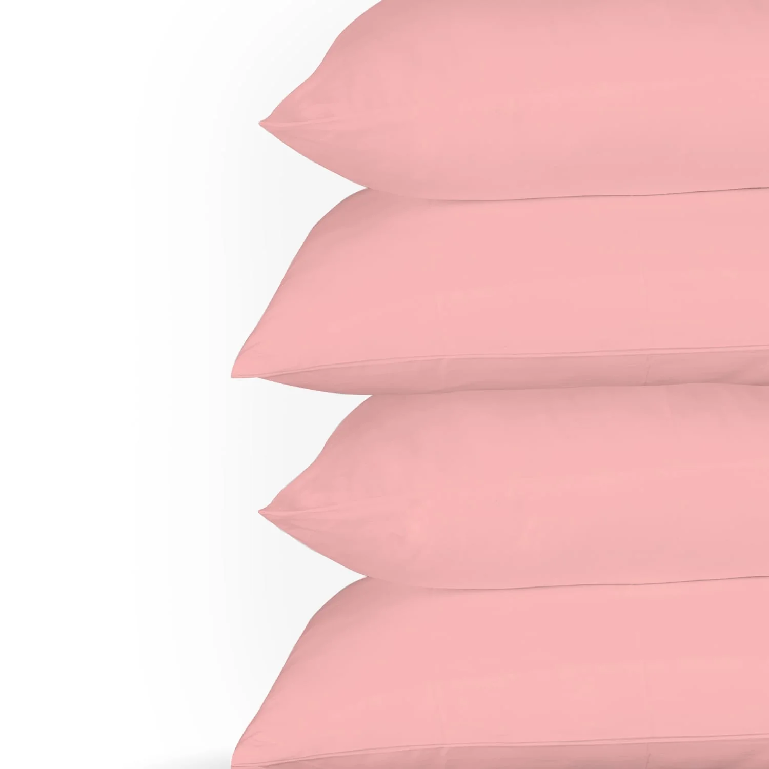 400 TC Egyptian Quality Cotton Value Pack of 4 Queen Pillow Cases