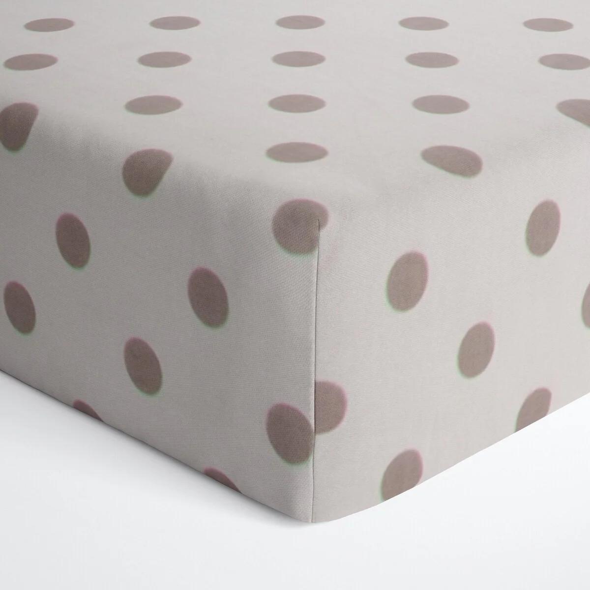 Glenna Jean Grey Dot Fitted Crib Sheet