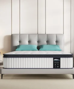 10 Inch Hybrid Mattress, Memory Foam Pocket Spring Mattress,Mideum Comfort,Twin,Full, Queen Mattress - White