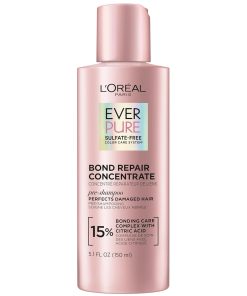 L'Oreal Paris EverPure Sulfate-Free Vegan Hair Care Kit - Shampoo and Conditioner to Strengthen and Repair Hair Bonds (Packaging May Vary)