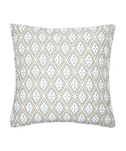 26" x 26" Liam Sky Handcrafted Cotton Euro Sham - Machine Washable