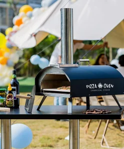 15.7 inches Portable Outdoor Pizza Oven with Accessories - 28in H*15.7in W*20 in D