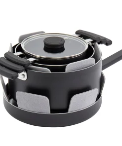 Denmark 7PC Stax Aluminum Cookware Set - Black