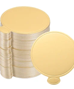 100pcs Mini Cake Boards, Mousse Cake Cardboards Round for Cake Bases