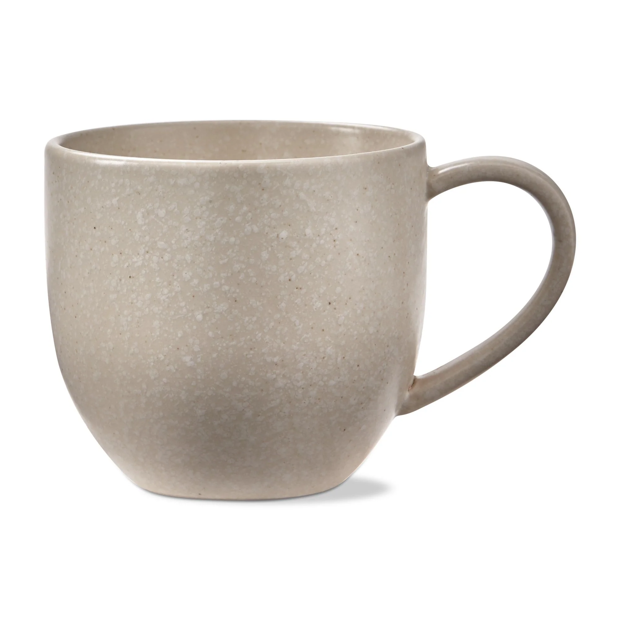 Logan Collection Stoneware Coffee Tea Hot Coco Mug Cream Beige 20 oz.
