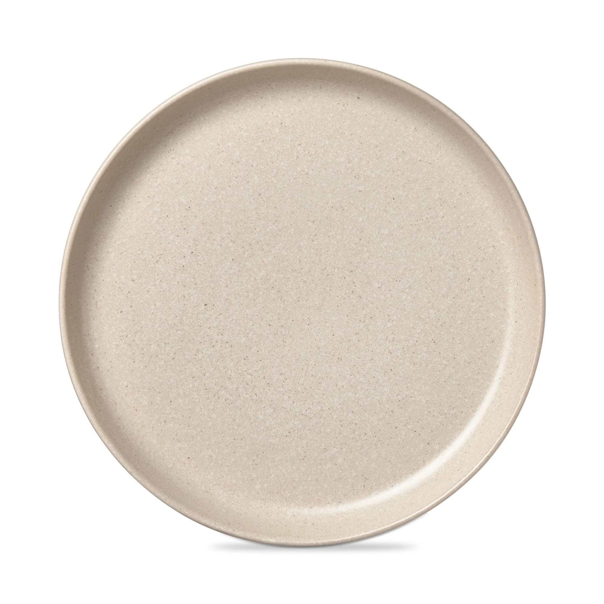 Logan Salad Plate Stoneware Dishwasher Safe Cream, 9.5. inch. - Biege