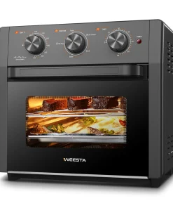 Large Air Fryer Toaster Oven Combo with Accessories & E-Recipes - 15*14*14