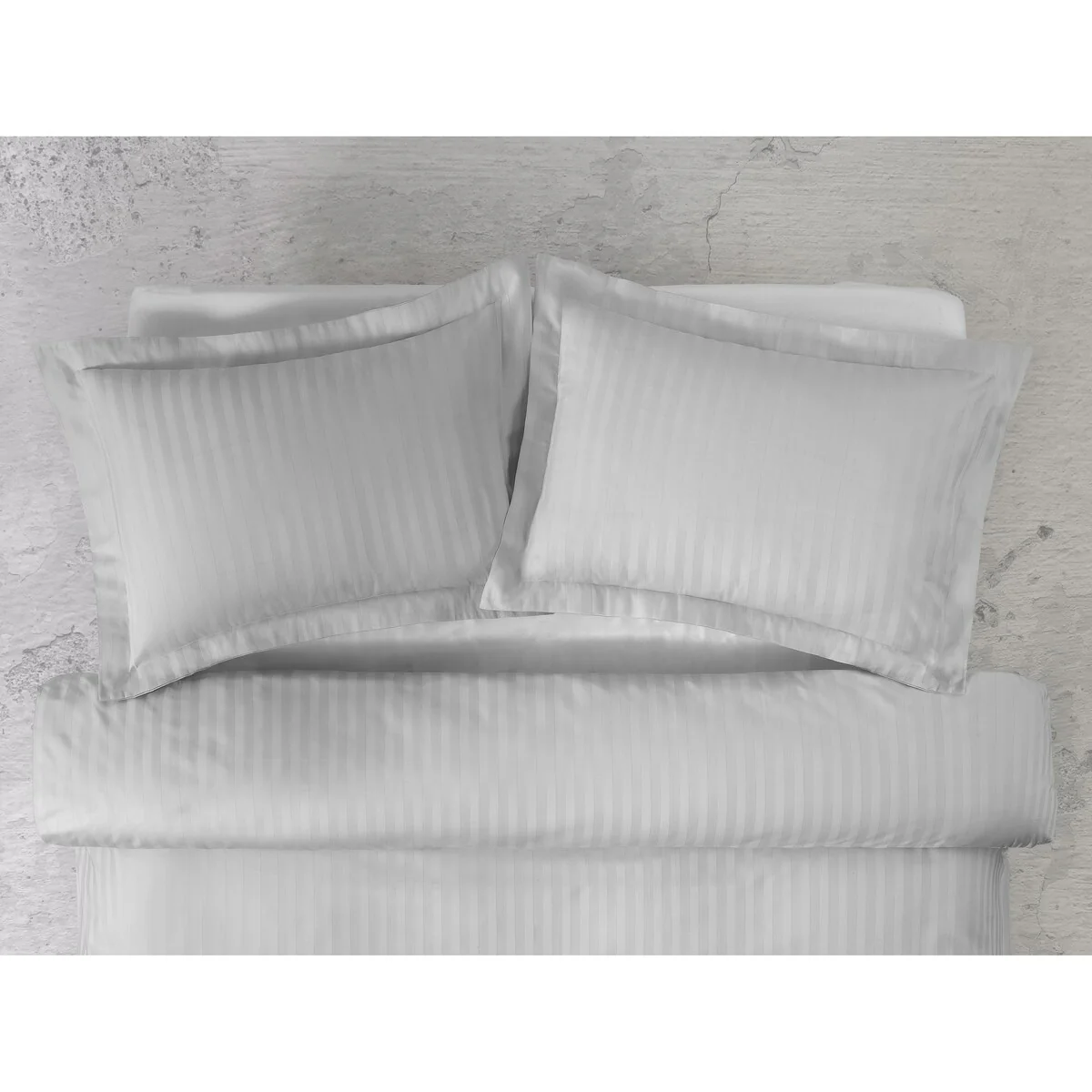 Brooks Brothers Sateen Stripe Cotton Sham Case Pair