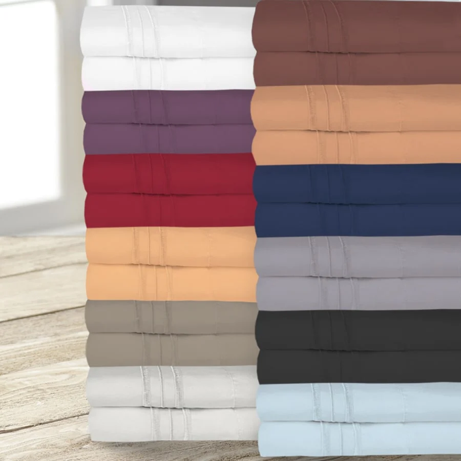 1500 Supreme Collection Microfiber Embroidered Pillowcase-2 Pack