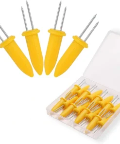 Corn Holders Set of 10 Stainless Steel Corn Cob Holders