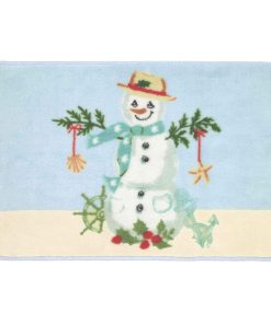 Avanti Linens Coastal Snowman Rug